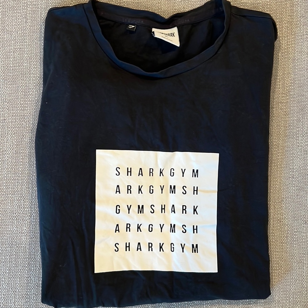 Gymshark Graphic Tee B&W Size XL